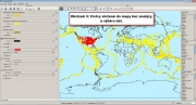 Základní seznámení s prací s programem My World GIS 5.0; sídla a zemětřesení v Kalifornii